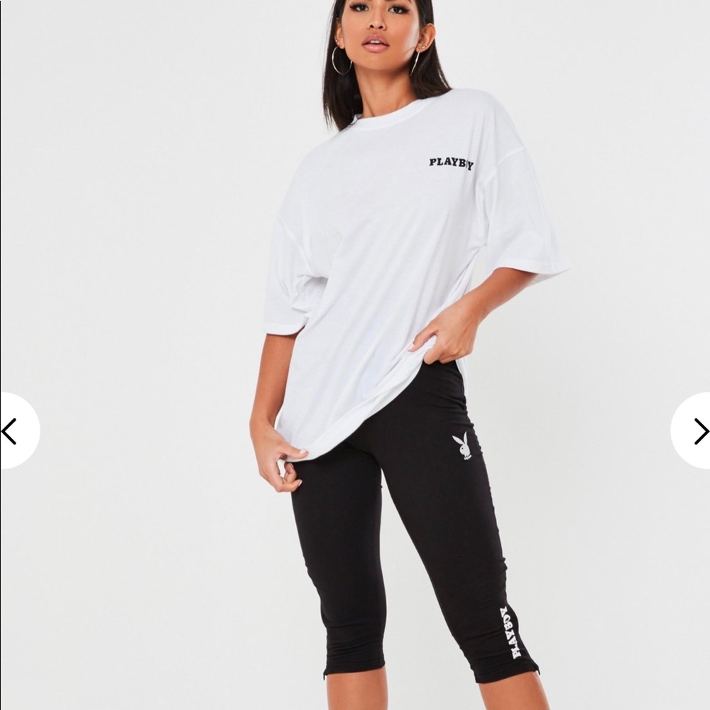🔄 Playboy White Drip Bunny T-Shirt - Picture 4 of 5